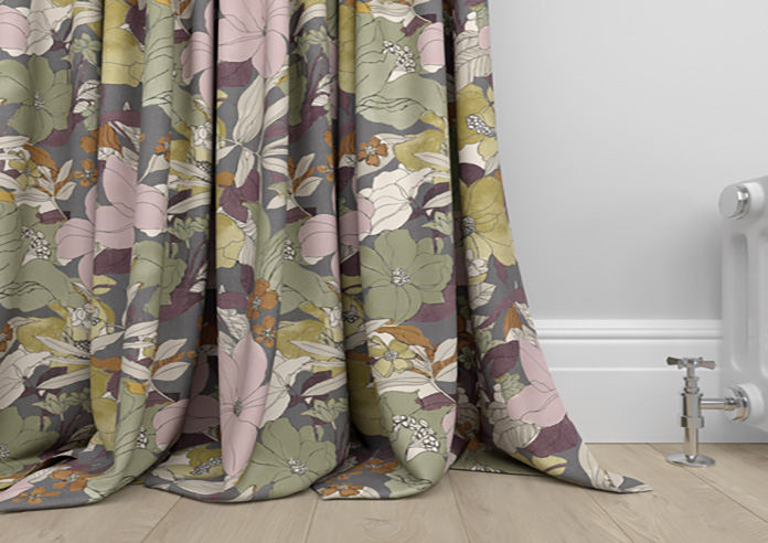 Maisie, Aubergine - Made to Measure Curtains - Image 6